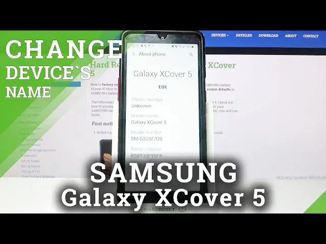 'Video thumbnail for How to Change Devices Name in SAMSUNG Galaxy XCover 5 – Rename Device'
