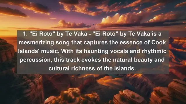 Video thumbnail for Serenade Your Soul: Top 10 Most Beautiful Songs from Cook Islands