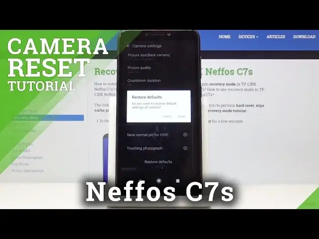 Video thumbnail for How to Reset Camera in TP-LINK Neffos C7s - Restore Camera Settings