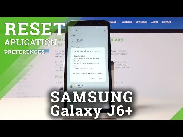 'Video thumbnail for How to Reset App Preferences in SAMSUNG Galaxy J6+ – Restore Apps'