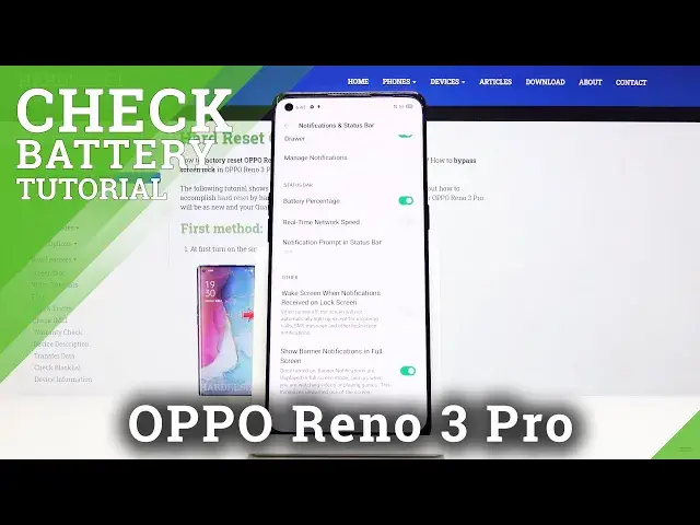 Video thumbnail for How to Enable Battery Percentage in OPPO Reno 3 Pro – Current Battery Level