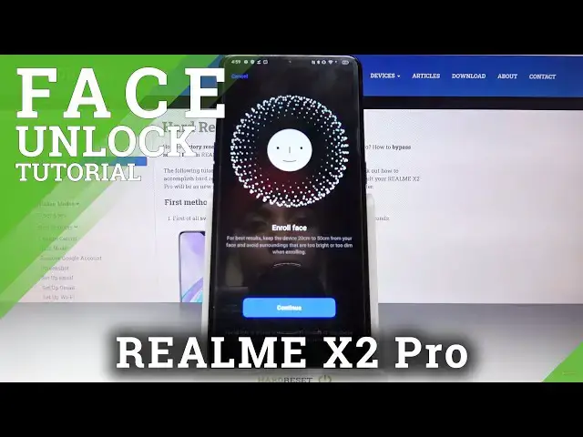 'Video thumbnail for REALME X2 Pro and Face Recognition - Set Up Face ID'