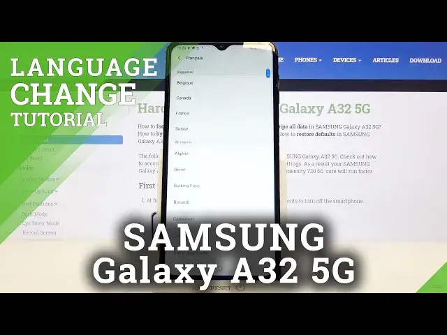 'Video thumbnail for How to Change System Language in SAMSUNG Galaxy A32 5G – Set New Default Language'