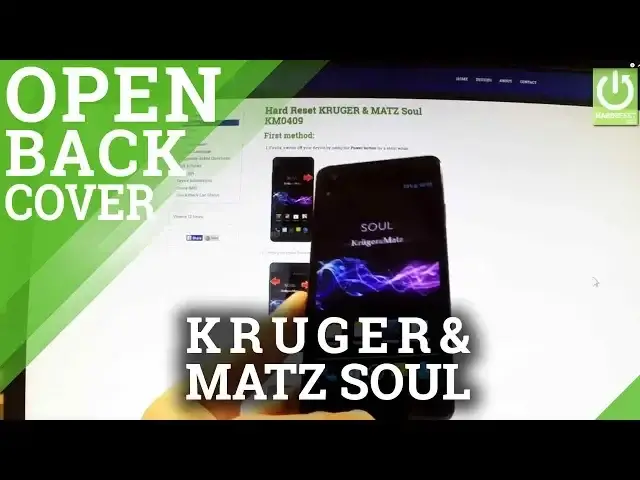 'Video thumbnail for Remove Battery in KRUGER & MATZ Soul KM0409 - Open the Back Cover'