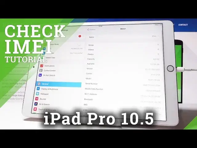 'Video thumbnail for How to Locate IMEI Number in iPad Pro 10.5 - Check iPad’s Serial Number'