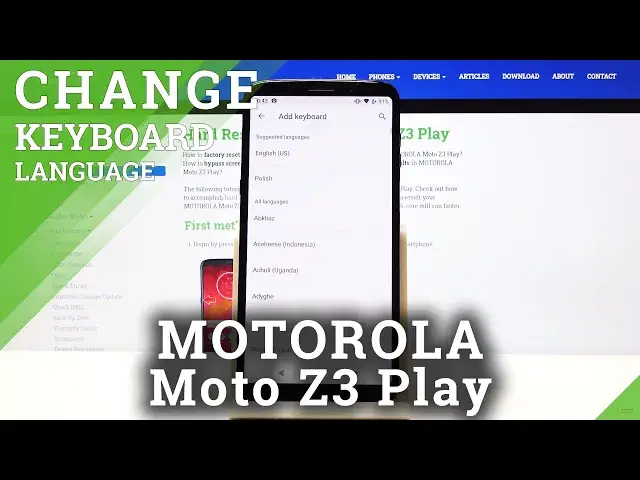 'Video thumbnail for How to Switch Keyboard Language in MOTOROLA Moto Z3 Play – Language Settings'