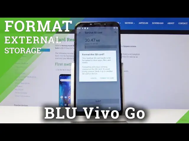 'Video thumbnail for How to Format SD Card on BLU Vivo Go – Clear all Data on Card at Once'
