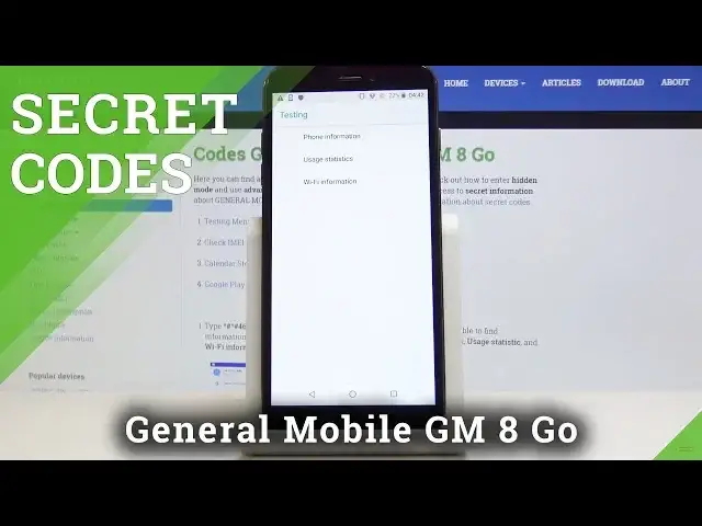 Video thumbnail for Which Secret Codes are Available on GENERAL MOBILE GM 8 Go - Testing Menu / Device Info