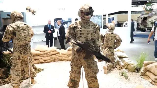 'Video thumbnail for IDEX 2017 Rheinmetall latest technologies defense security products equipment armoured vehicles'
