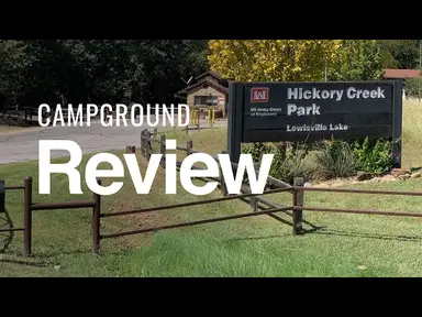 'Video thumbnail for Campground Review of Hickory Creek Park on Lake Lewisville'