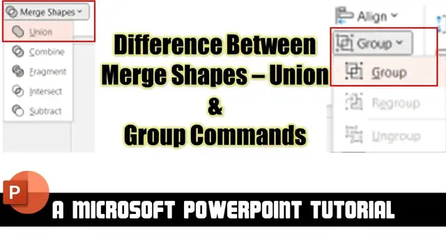 Video thumbnail for Why and When To Use Merge Shapes Union Command in PowerPoint Tutorial