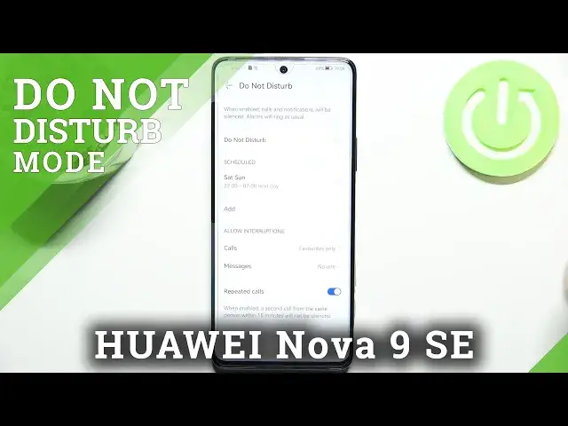 Video thumbnail for How to Activate Do Not Disturb Mode on HUAWEI Nova 9 SE - Set Up DND Mode