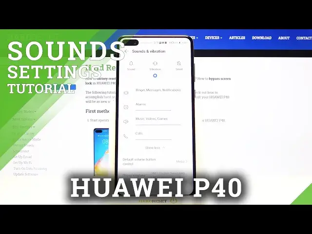 Video thumbnail for How to Open All Sound Options on HUAWEI P40 – Manage Sound Settings