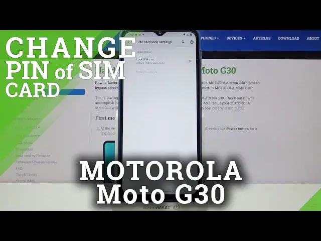'Video thumbnail for How to Set Up PIN to SIM Card in Motorola Moto G30 – Change PIN to SIM'