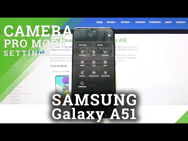 'Video thumbnail for How to Use Camera Pro Mode in SAMSUNG Galaxy A51 – Find Advanced Settings'