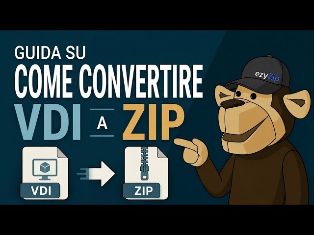 Video thumbnail for 📀 Come Convertire VDI in ZIP Online Gratis | Senza Installare Alcun Software
