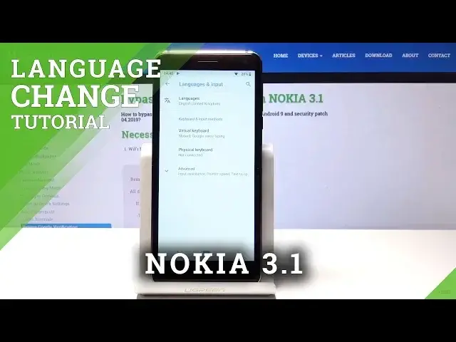 Video thumbnail for How to Change Language in NOKIA 3.1 - List of Languages