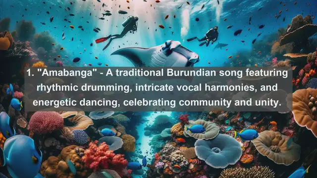 Video thumbnail for Melodic Marvels: Top 10 Beautiful Songs from Burundi