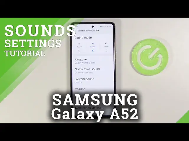 'Video thumbnail for How to Find Sound Settings in SAMSUNG Galaxy A52 – Open Sound Settings'