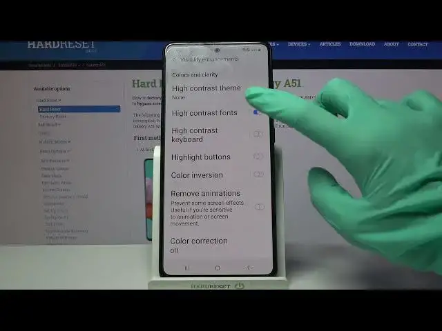 'Video thumbnail for How to Turn On High Contrast Text on SAMSUNG Galaxy A10 – Display Settings'
