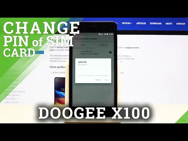 'Video thumbnail for How to Set Up New PIN to SIM Card in Doogee X100 - Change PIN to SIM'