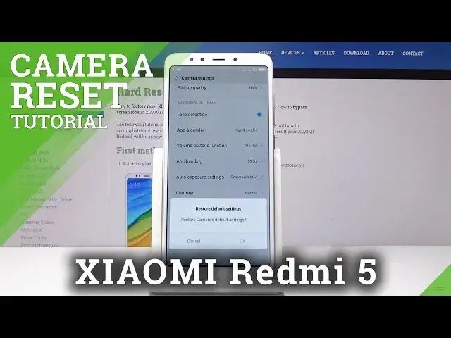 'Video thumbnail for How to Reset Camera on XIAOMI Redmi 5 - Camera Settings'