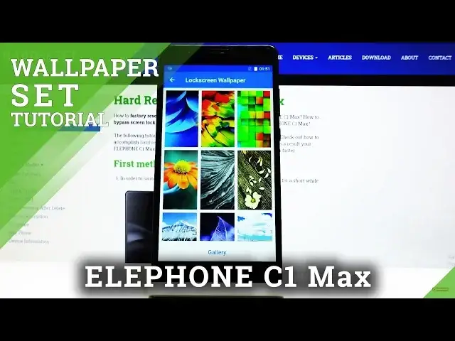 Video thumbnail for How to Change Wallpaper in ELEPHONE C1 Max