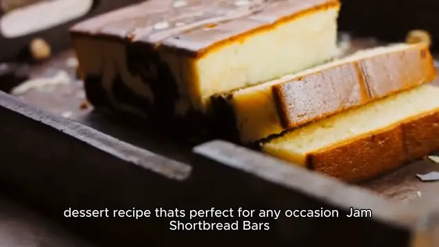 Video thumbnail for Jam Shortbread Bars