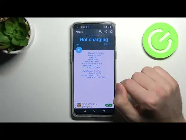 'Video thumbnail for How to Check Battery Info on OnePlus Nord 2 – Install & Use Ampere App'
