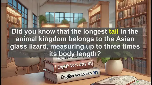 Video thumbnail for 2500 Must Know CEFR B1 Vocabulary - The Many Meanings of 'Tail': From Animals to Aviation