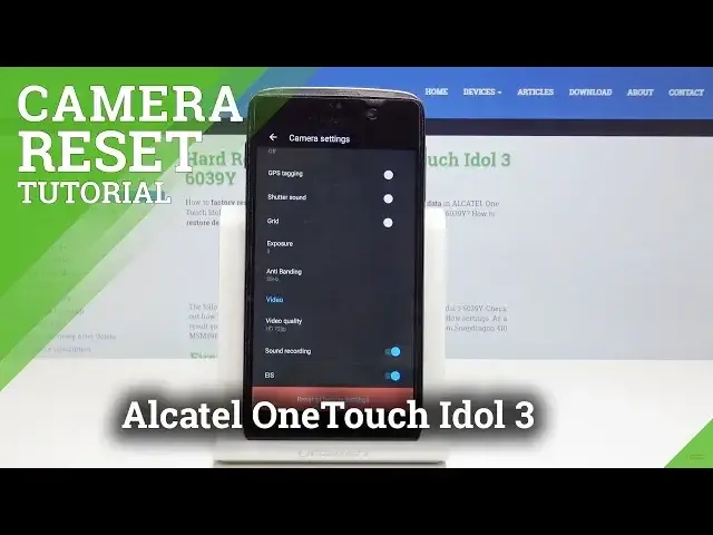 'Video thumbnail for How to Reset Camera in Alcatel OneTouch Idol 3 - Restore Default Settings'