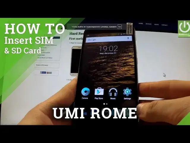 'Video thumbnail for UMI Rome - How to Insert SIM card and micro SD card in UMI phone'