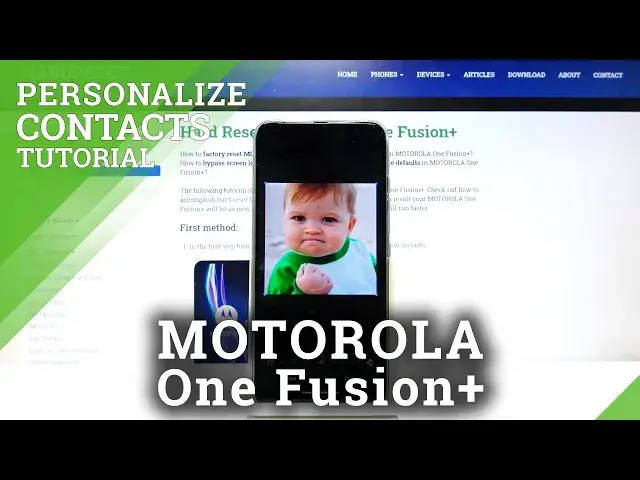 Video thumbnail for How to Add Photo to Contact in MOTOROLA One Fusion+ - Contact List Customization