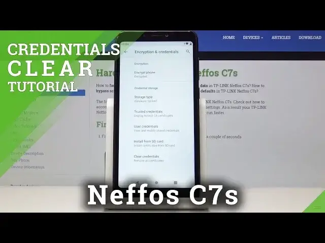 'Video thumbnail for How to Clear Credentials in TP-LINK Neffos C7s - Erase Licenses'