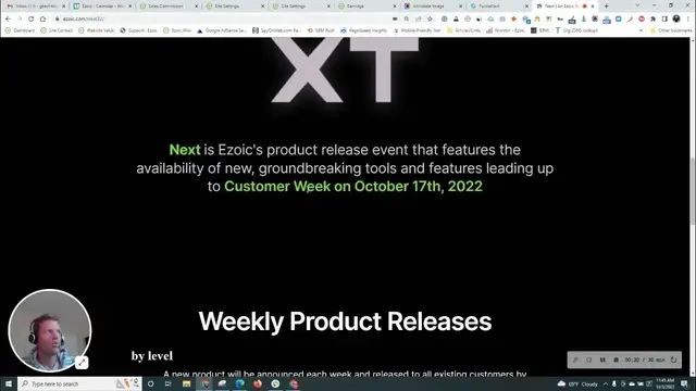 Video thumbnail for Ezoic Next! Product Releases