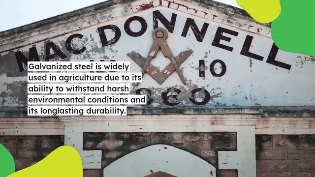 Video thumbnail for Galvanized Steel in Agriculture: Protecting Equipment and Structures from the Elements