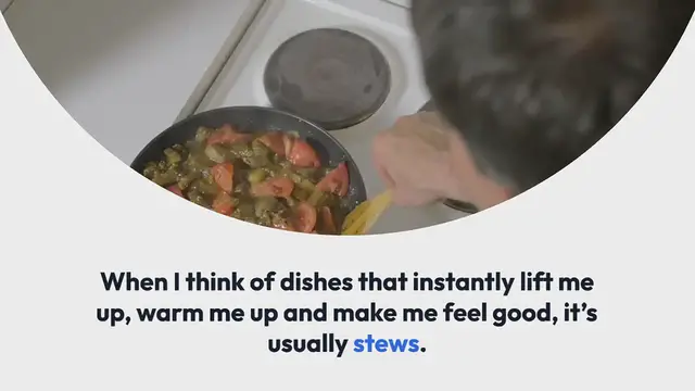 Video thumbnail for Lebanese potato stew with kafta: