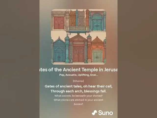 Video thumbnail for Gates of the Ancient Temple in Jerusalem