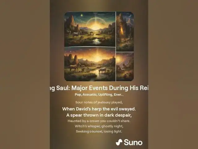 Video thumbnail for King Saul:  Major Events During His Reign