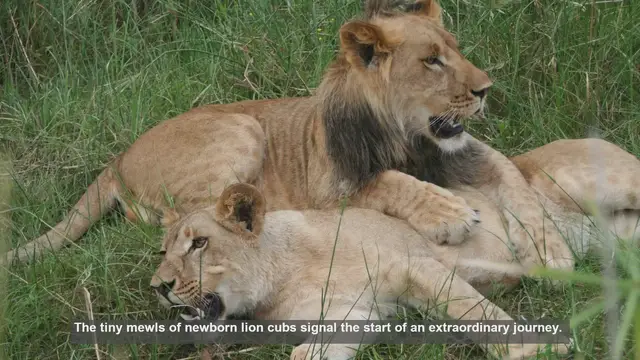 Video thumbnail for Lion Cubs: 10 Key Stages from Birth to Independence