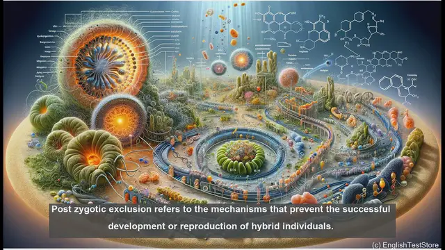 Video thumbnail for Post zygotic exclusion in biology