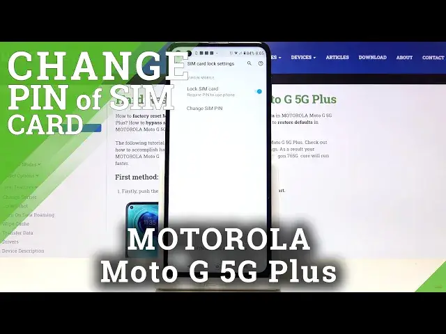 'Video thumbnail for How to Change PIN of SIM Card in Motorola Moto G 5G Plus – Mange SIM Card Password'
