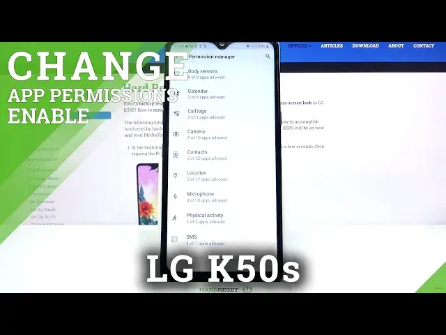 Video thumbnail for How to Manage App Permissions in LG K50S – Permission Requests