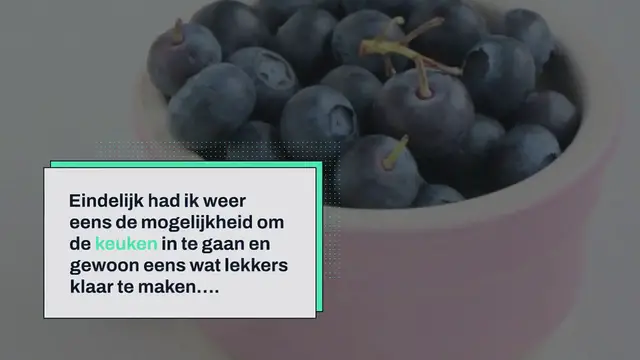 Video thumbnail for Chocoladecake met blauwe bessen