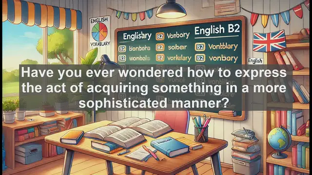 Video thumbnail for 1500 Must Know CEFR B2 Vocabulary - Master the Verb 'Obtain': Boost Your B2 English Skills