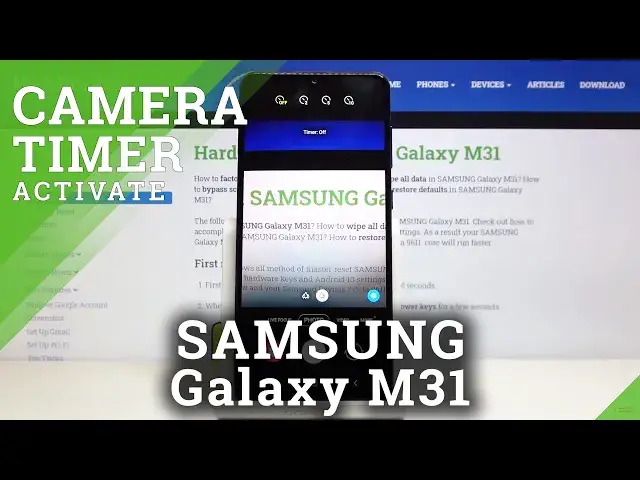 'Video thumbnail for How to Set Camera Timer in SAMSUNG Galaxy M31 – Activate Countdown'