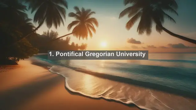 Video thumbnail for Unveiling Academic Excellence: Top 10 Universities in Vatican City State