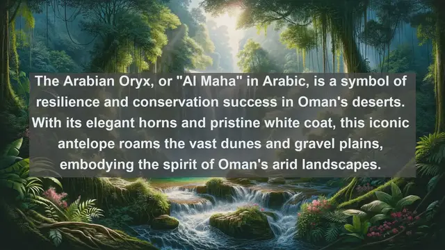 Video thumbnail for Unveiling Oman's Natural Treasures: Top 10 Native Animals You Need to See