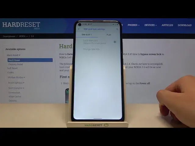 'Video thumbnail for How to Disable PIN for SIM Card in NOKIA 3.4 – Delete PIN Code'