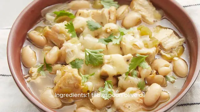 Video thumbnail for White chili recipe